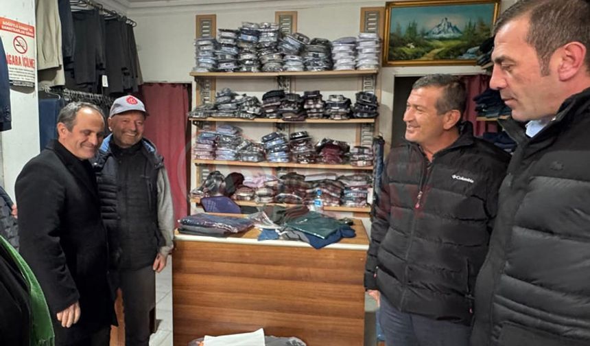 CHP'den Söğütlü'de esnaf ziyareti