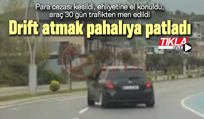 Drift atmak pahalıya patladı!