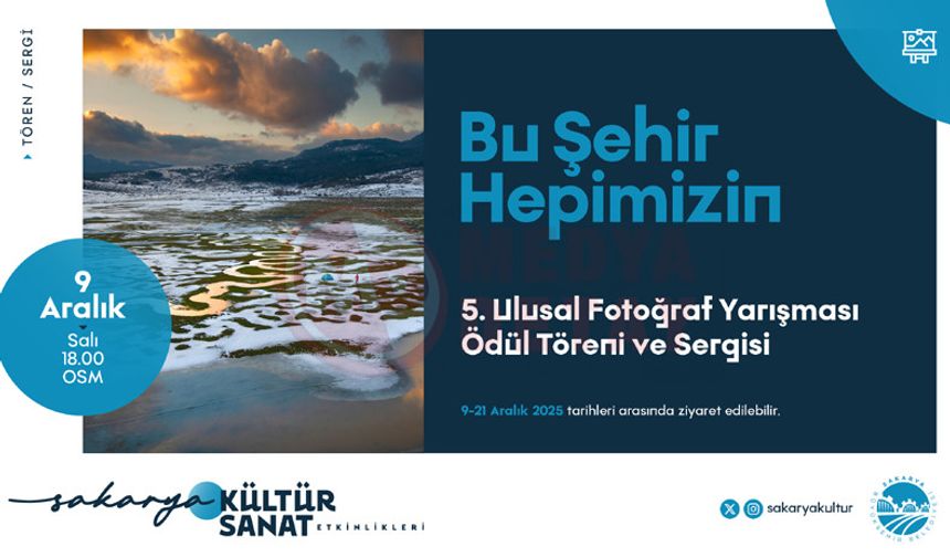 5. Ulusal Sakarya Fotoğraf Yarışması ödül töreni ve sergisi OSM’de