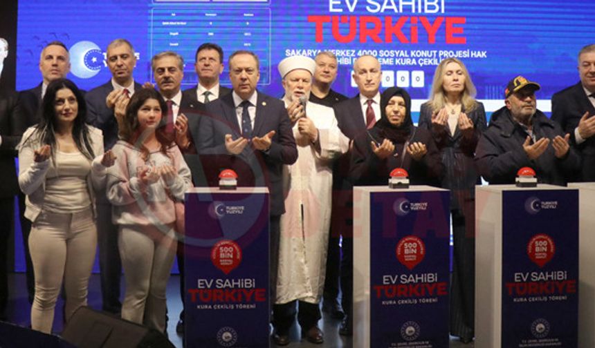 TOKİ'nin Sakarya kura sonuçları erişime açıldı!