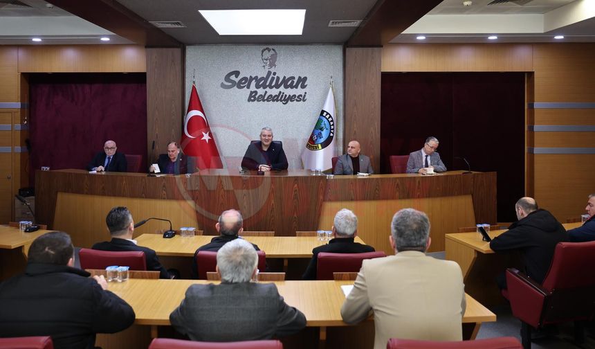 Başkan Osman Çelik  muhtarlarla bir araya geldi