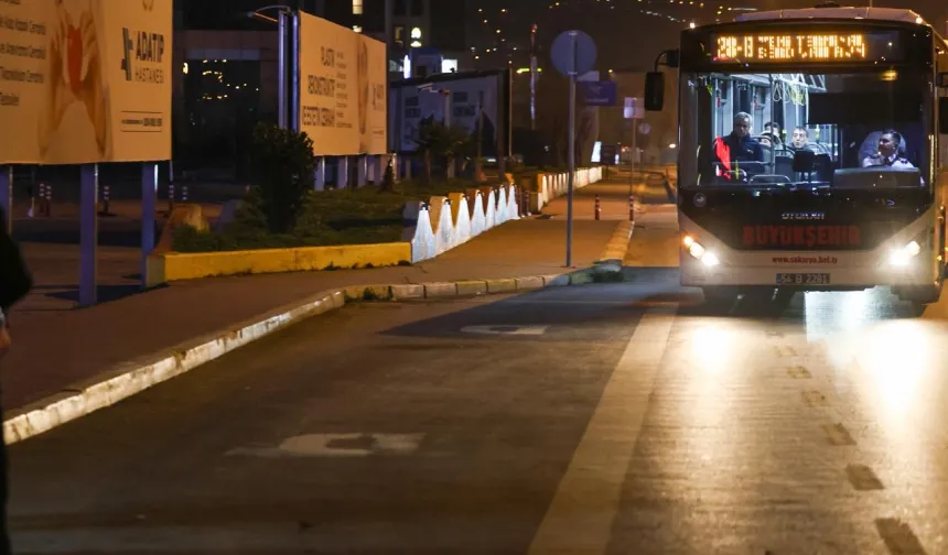 Sakarya'da beklenen gece seferleri başladı