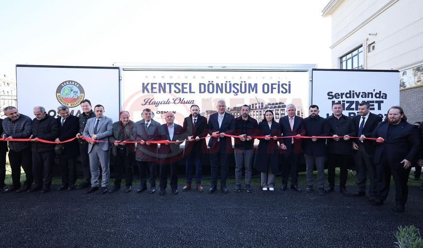 Serdivan’da kentsel dönüşüm bilgilendirme ofisi açıldı