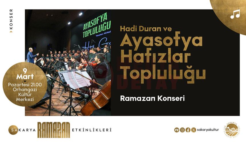 Hadi Duran ve Ayasofya Hafızlar Topluluğu Ramazan dinletisi