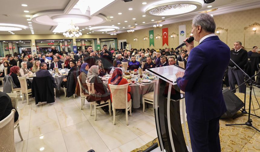 Başkan Yusuf Alemdar, Büyükşehirle aile iftarında buluştu