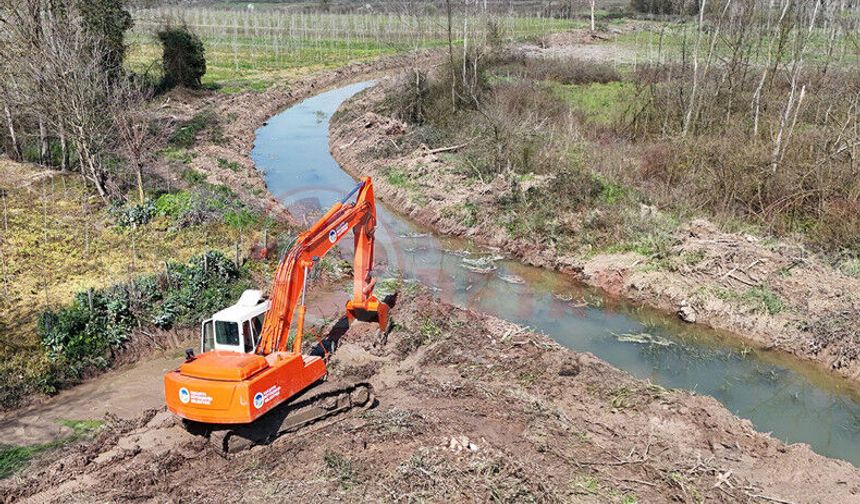 16 ilçede drenaj ve kanal temizliği