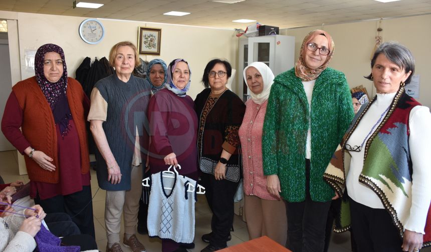 Evden çıkıp üretime katılıyorlar