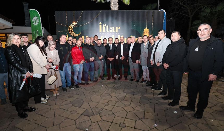 Başkan Alemdar, SASKİ ve BELPAŞ ailesiyle iftarda buluştu