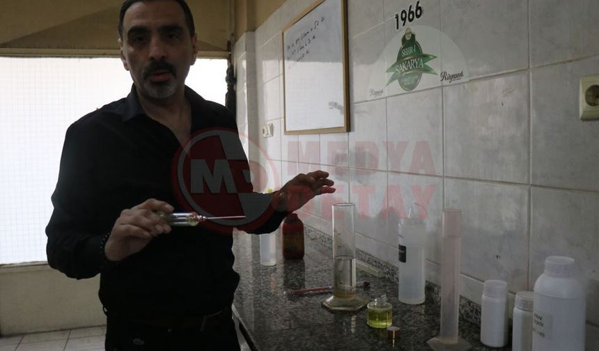 Sakarya'nın çiçekleri şişelendi