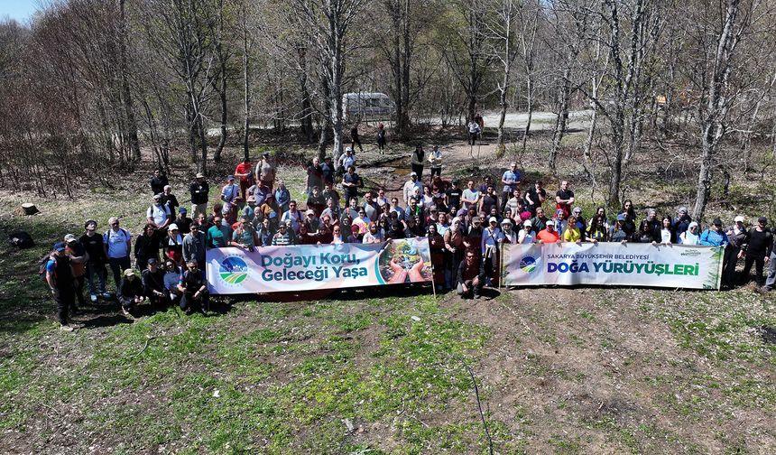 Doğaseverler 12 kilometrelik parkurda buluştu