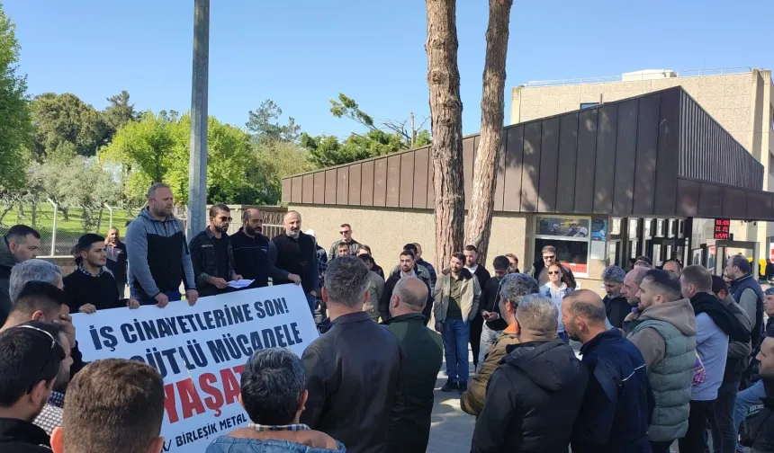 Fabrikalarda ortak ses: "İş cinayetleri son bulsun!"