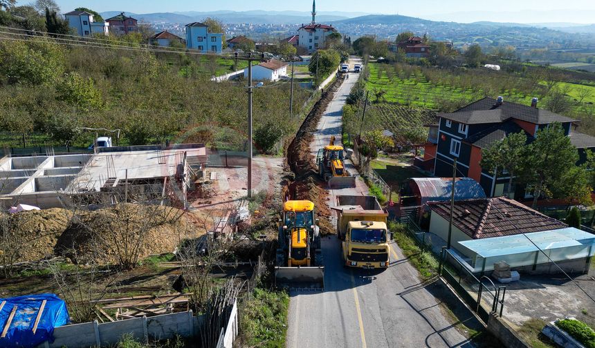 Yeni Mahalle’nin  5 kilometrelik içme suyu hattı yenilendi