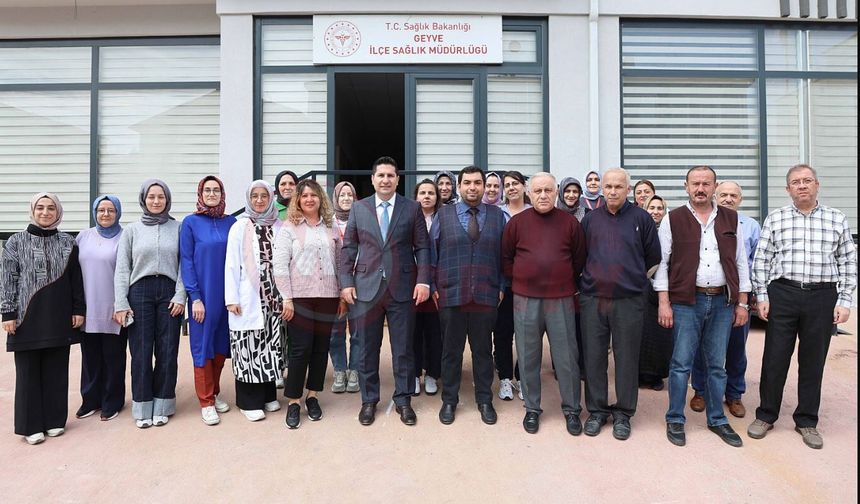 İl Sağlık Müdürü Özdemir’den Geyve’ye ziyaret
