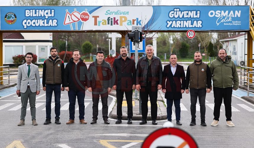 Serdivan’ın vizyon projeleri konuk başkanı ağırladı