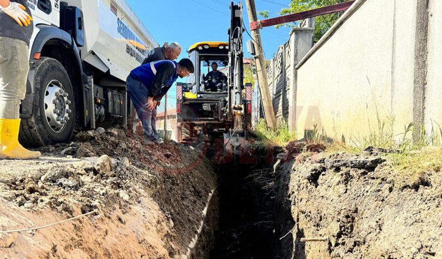 Türkoğlu Caddesi’ne yeni yağmur suyu hattı