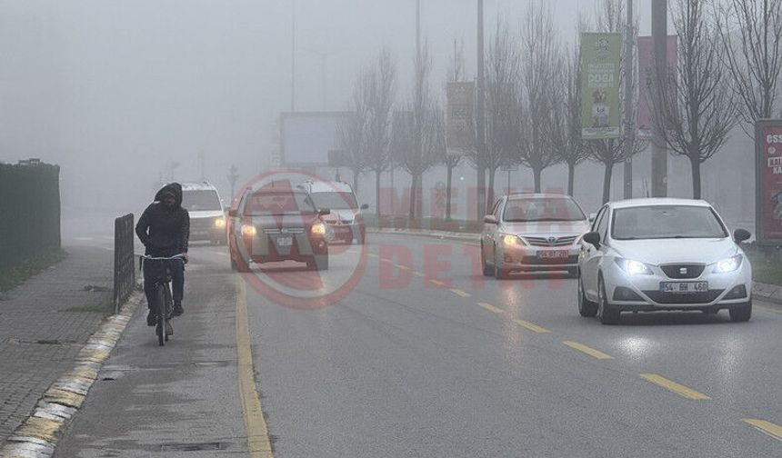 Şehir güne sisle uyandı