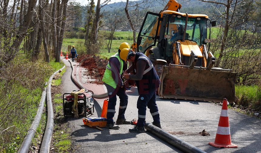 Taraklı’nın 300 hanesine kaliteli su 5 kilometrelik yeni hatla ulaşacak
