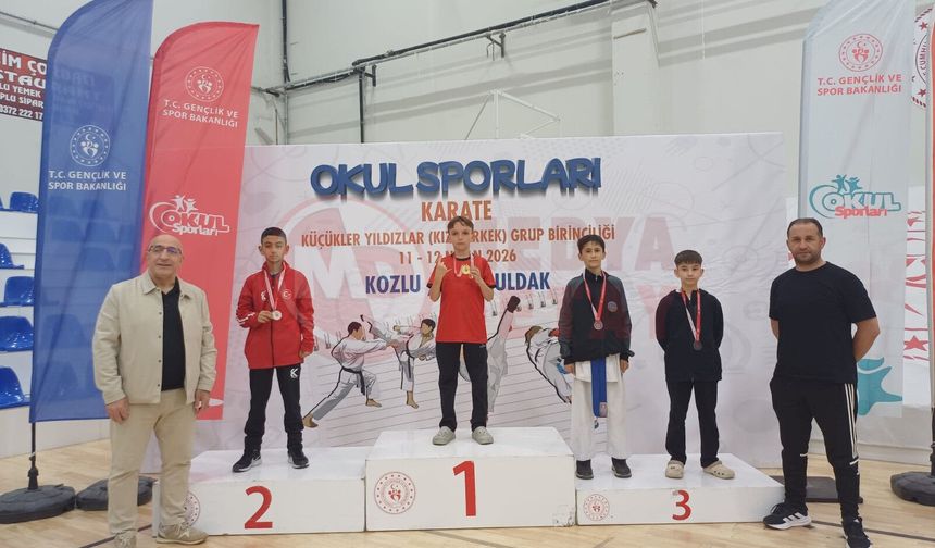 Serdivan’ın genç karatecileri Bölge Şampiyonası’na damga vurdu