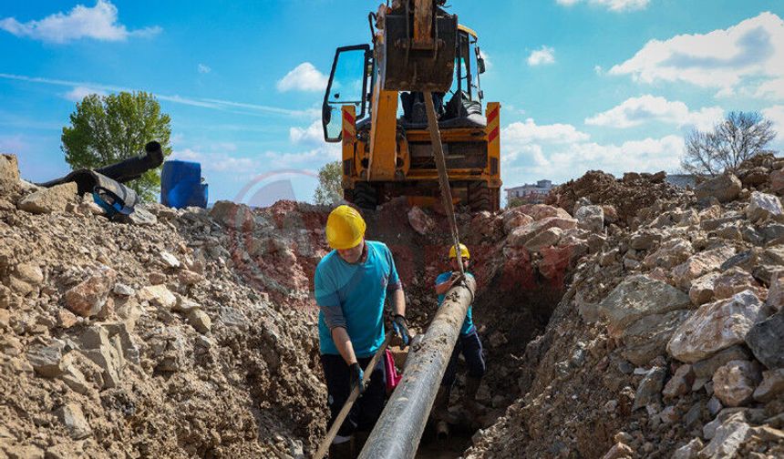 Yazlık kavşağına SASKİ’den güçlü altyapı desteği