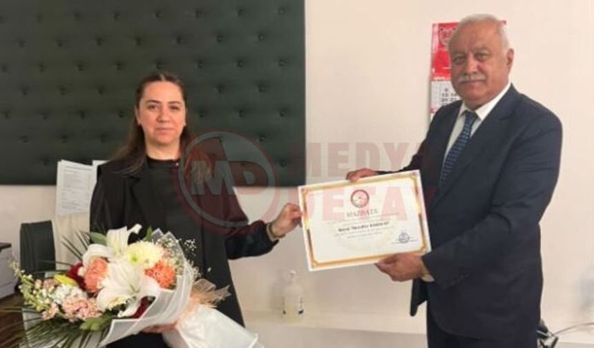 SESOB'un yeni başkanı  Kabacan mazbatasını aldı