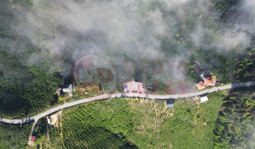 Sisle beraber gelen doğa şöleni kendine hayran bıraktı