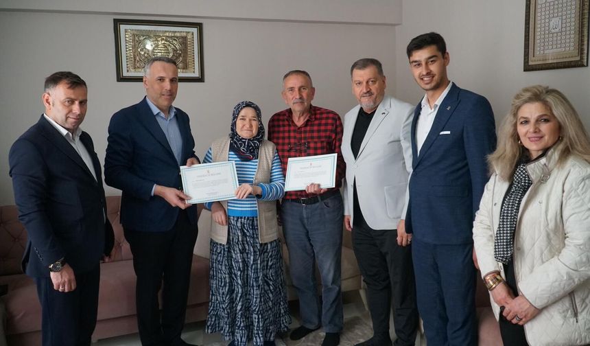 Cumhurbaşkanı Erdoğan’dan 194 bin üyeye teşekkür belgesi