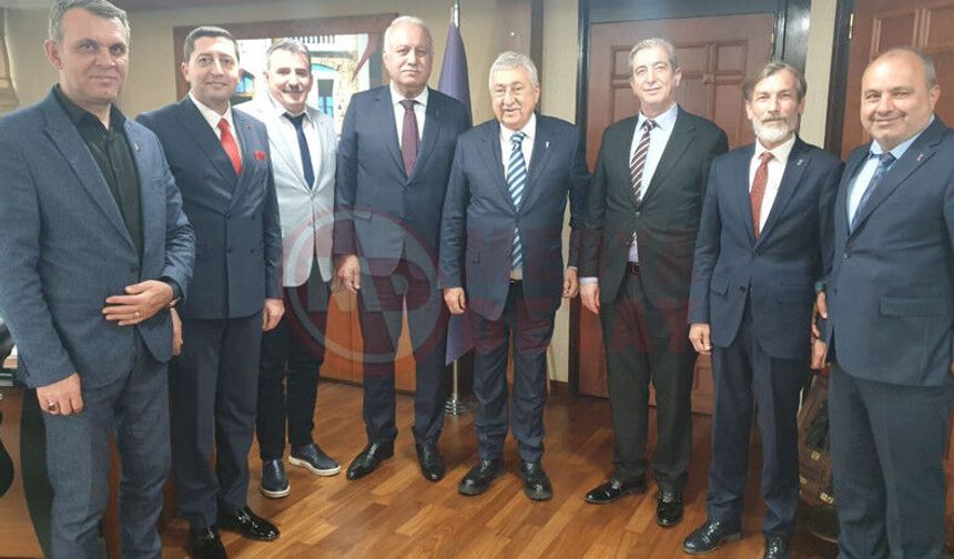 Başkan Kabacan ve ekibi Palandöken ile buluştu