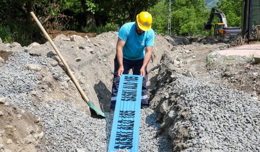 Geyve'de selden etkilenen hatlara SASKİ bakımı