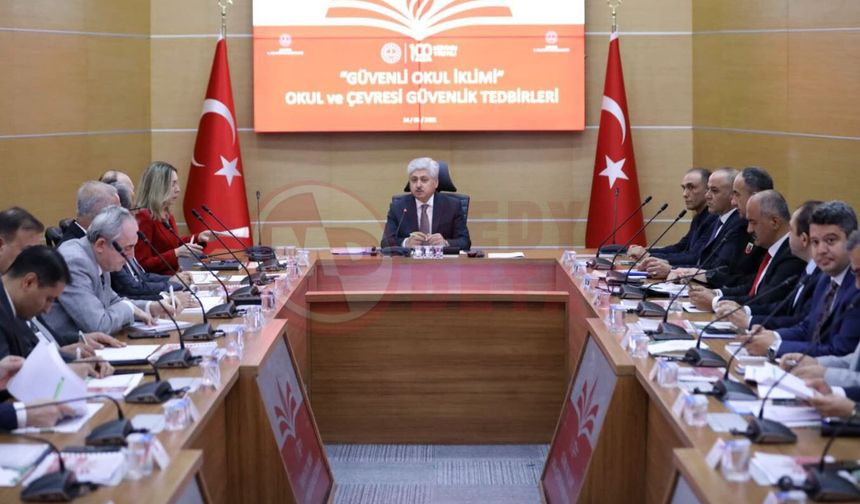 Vali Doğan’dan yeni eğitim dönemi öncesi kritik toplantı