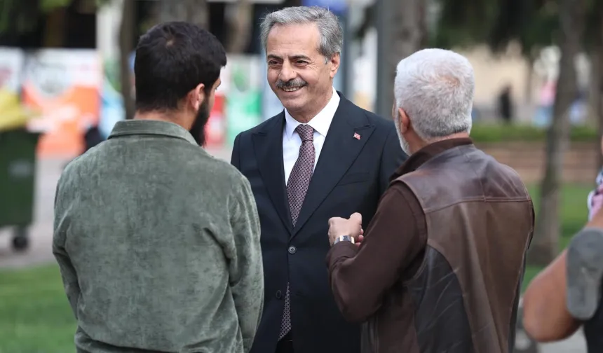 Başkan Alemdar bayram öncesi vatandaşlarla buluştu