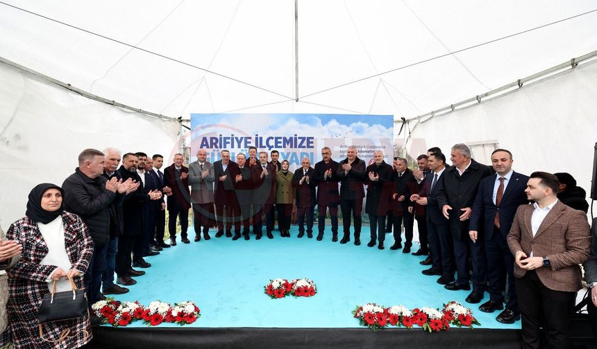 Arifiye altyapısı için tarihi adım!