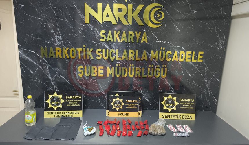 Hendek’te uyuşturucu operasyonu