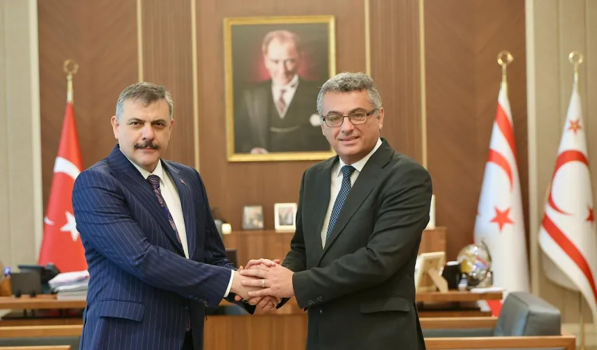 İçişleri Bakanı Mustafa Çiftçi KKTC'de