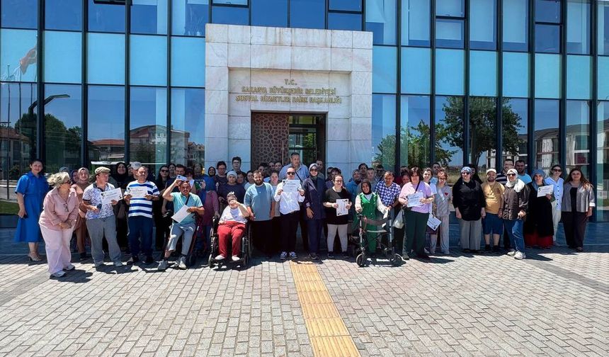 Engelsiz Hobi Atölyelerinde karne sevinci yaşandı