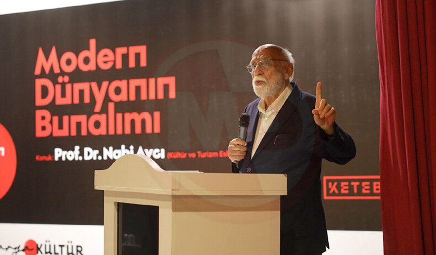 Prof. Dr. Nabi Avcı AKM’de konuştu