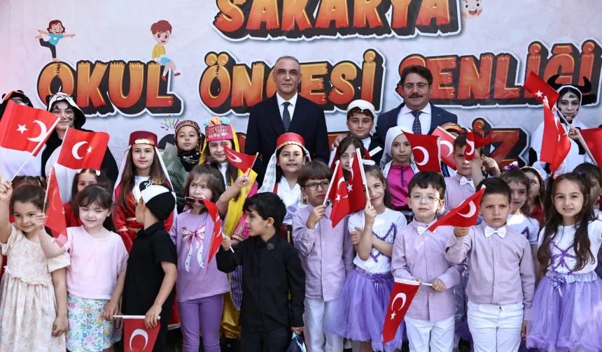Sakarya'da Okul Öncesi Şenliği yoğun katılımla gerçekleştirildi
