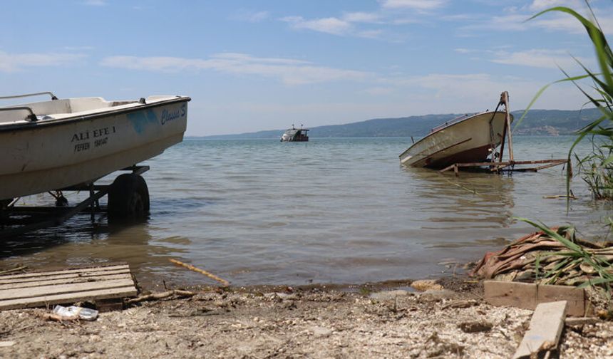 Sapanca Gölü'nde tehlike devam ediyor