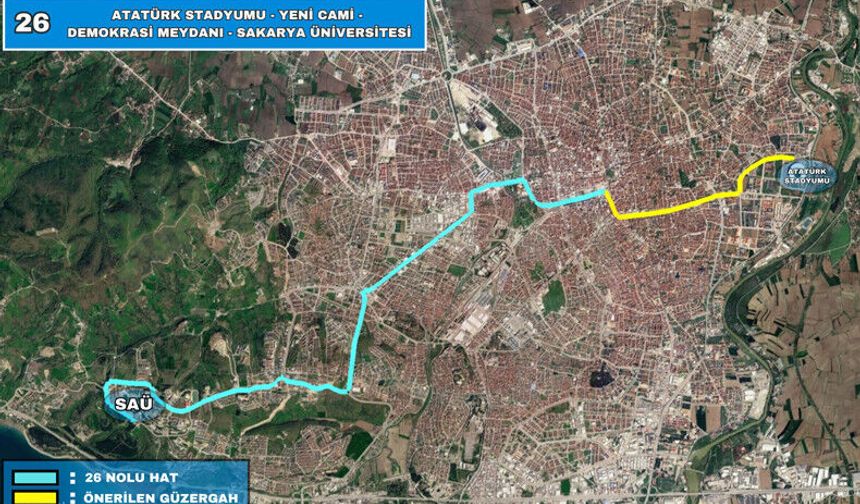 26 numaralı hatta yeni düzenleme