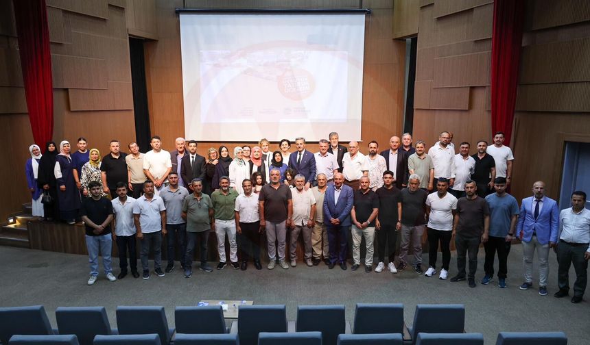 Başkan Alemdar Karasu için ADARAY Banliyö projesini yerinde paylaştı