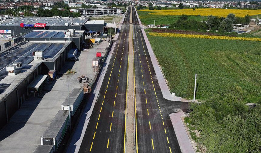 Bağlantı yolu ulaşıma açıldı