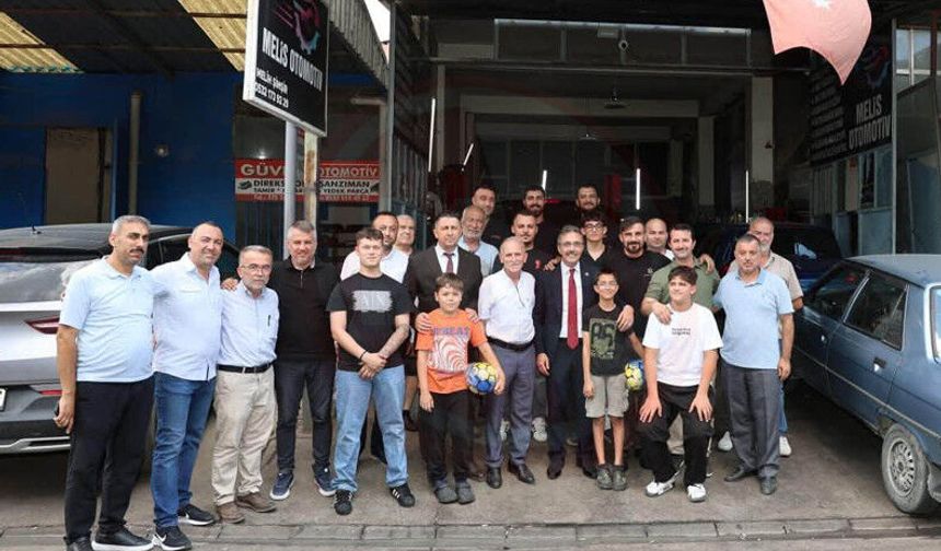 Başkan Dinç Modern Sanayi esnafıyla buluştu