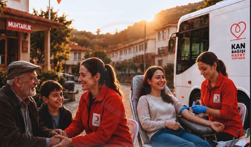 Mahallenin gücü kan bağışıyla büyüyor
