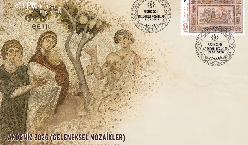 PTT'den 'Geleneksel Mozaikler' temalı anma pulu