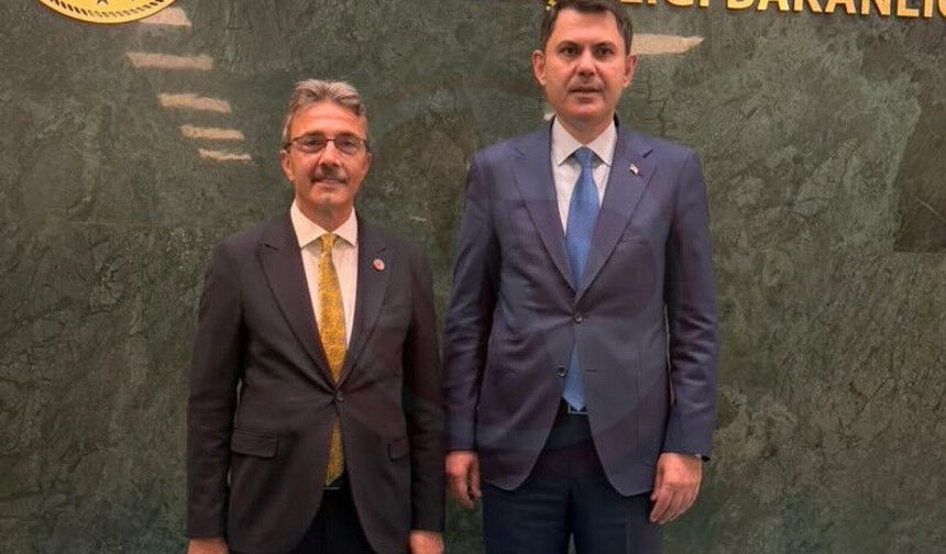 Başkan Şenol Dinç, Bakan Murat Kurum’u ziyaret etti
