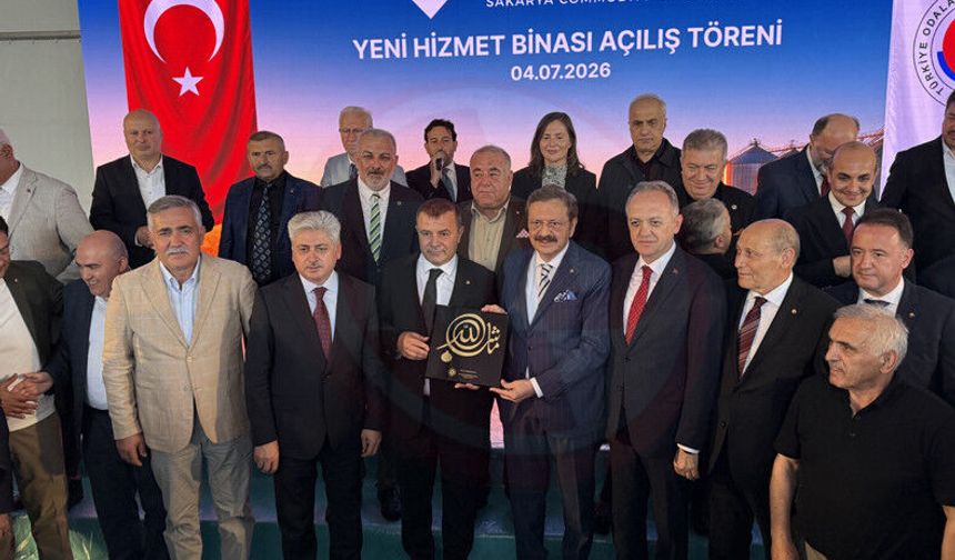 Ticaret Borsası'nın yeni hizmet binası törenle açıldı