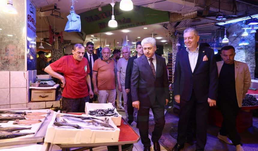 Vali Rahmi Doğan’dan Katlı Pazar çıkarması