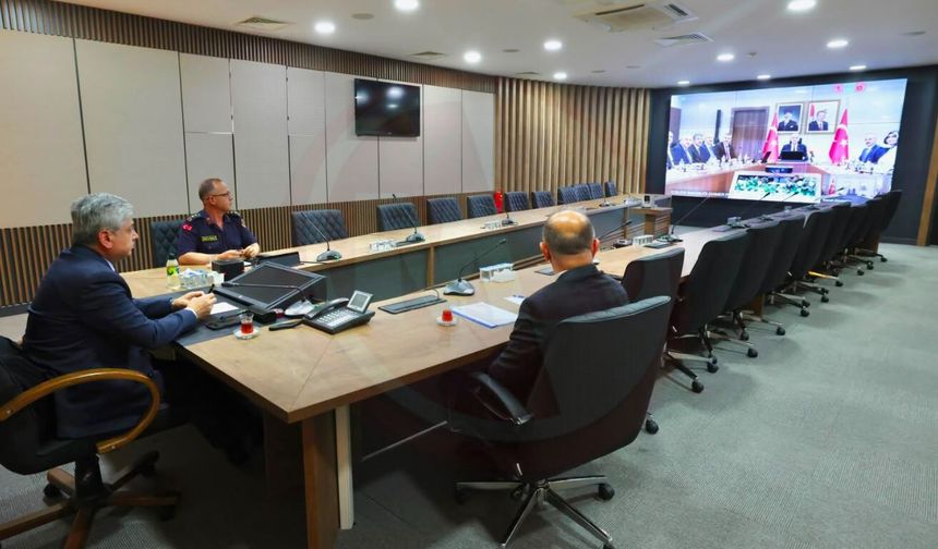 Vali Doğan, kritik  toplantıya katıldı