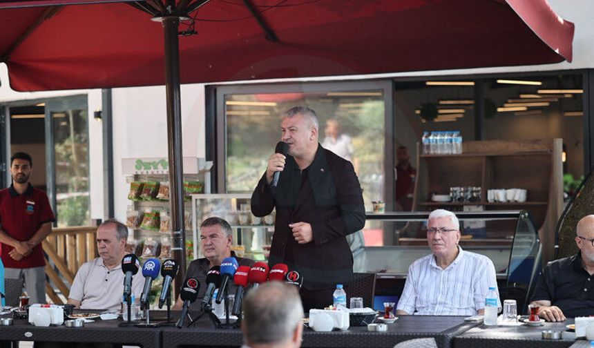 Başkan Çelik basını Gölpark’ta ağırladı