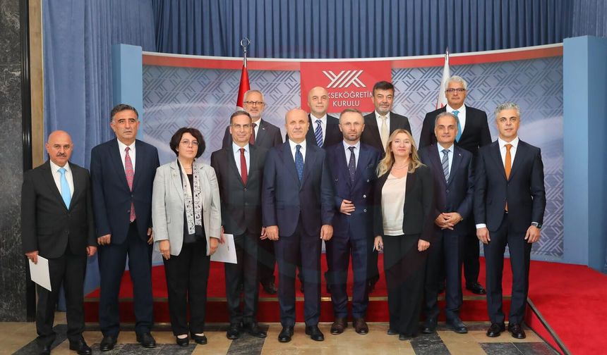 Hamza Al mazbatasını YÖK Başkanı Özvar’dan aldı