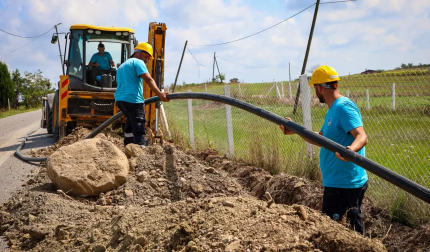 Topçu Mahallesi'nin içme suyu hattı yenileniyor